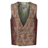 Double Breasted Waistcoat in Reverse Amina