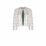 ottoman silks ladies short formal feriye jacket in Ayse fabric